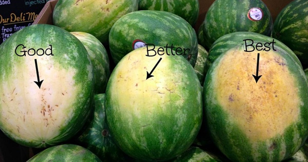 how to pick a good watermelon
