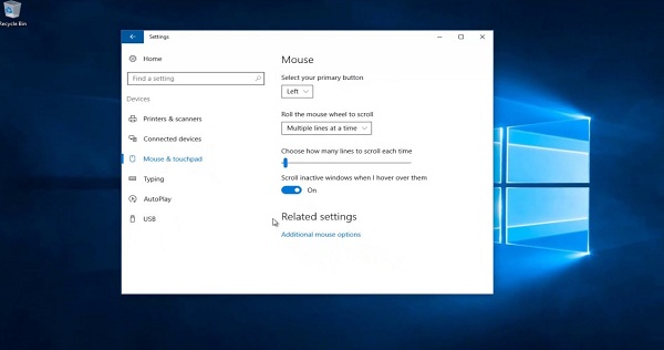 How to turn off mouse acceleration windows 10