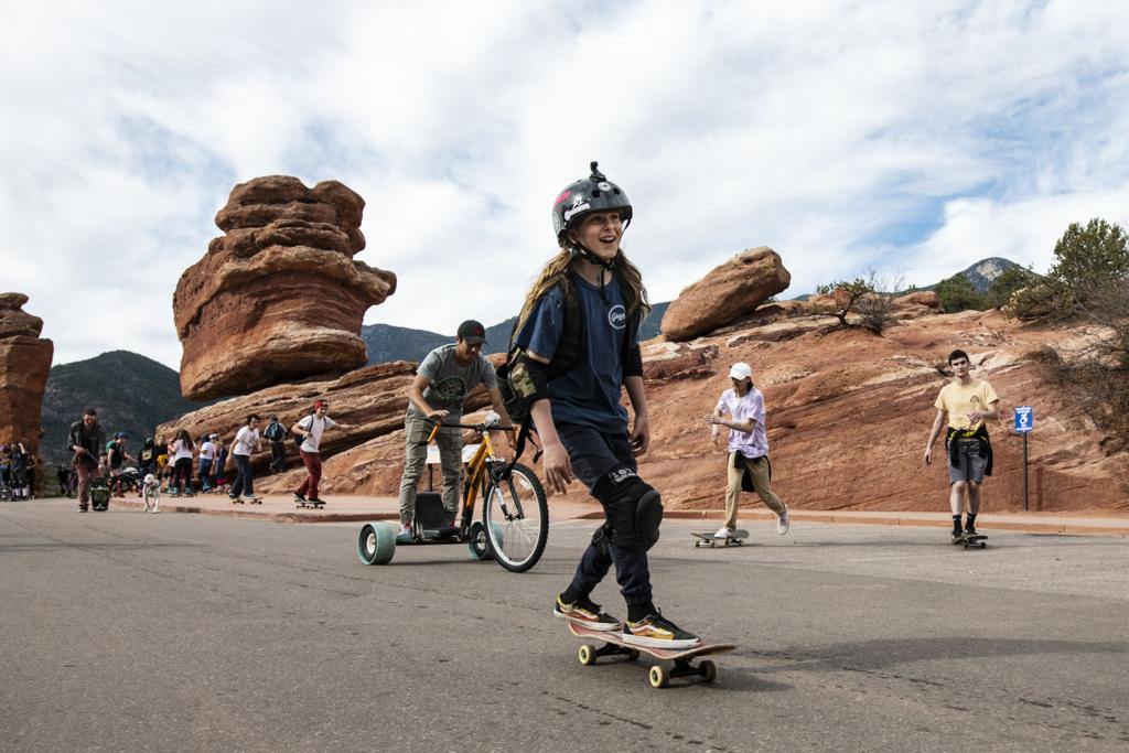 Eco-Skateboarding in the Rockies