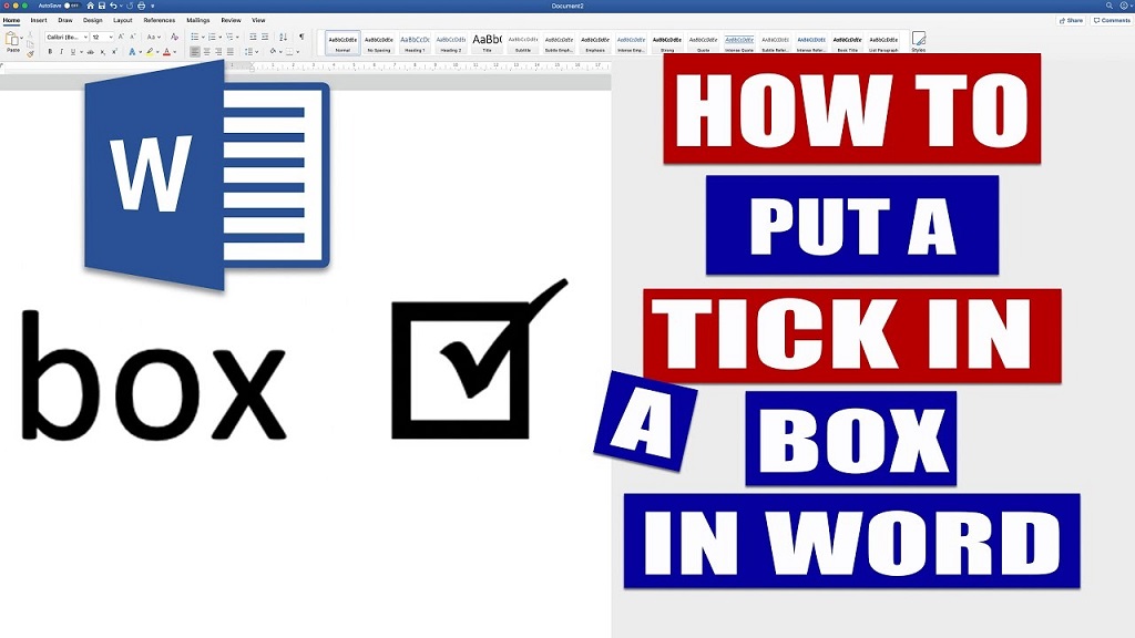 Can I use checkboxes in Word for printed documents