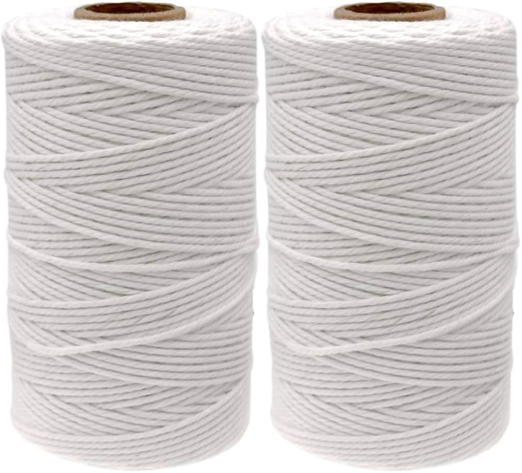 Close-up of G2PLUS cotton twine highlighting strength and durability.