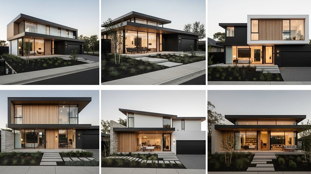 Contemporary interior design living room with minimalist furniture