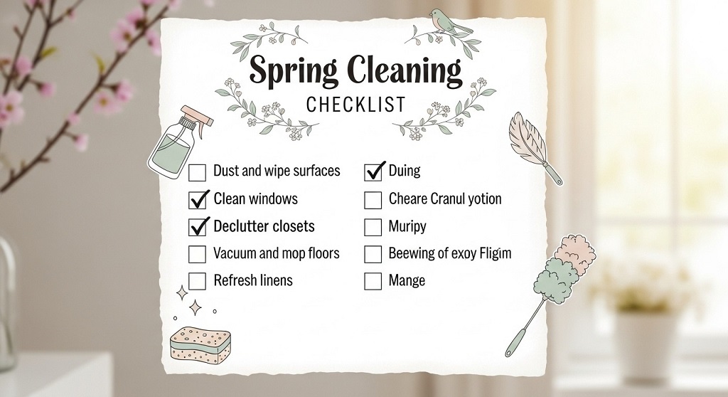 How to do spring cleaning step by step