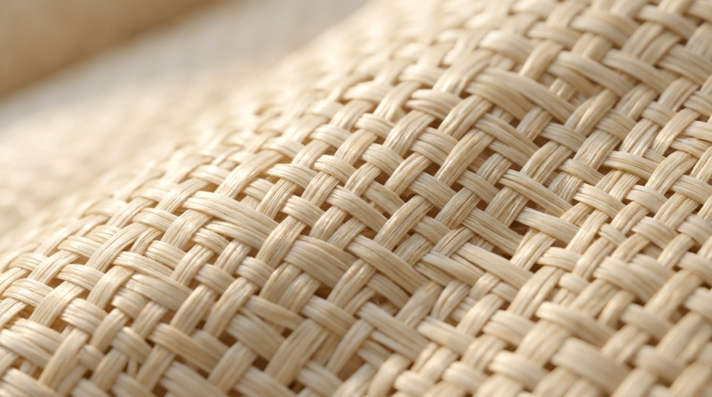 Close-up of breathable cross-weave bamboo pillow fabric showing texture for airflow.