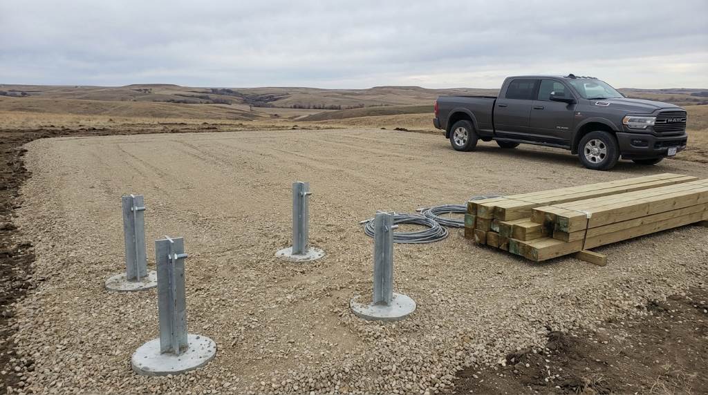 Outdoor vehicle shelter with reinforced steel framing and drainage
