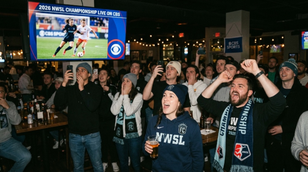 Fans watching the 2026 NWSL Championship broadcast on CBS